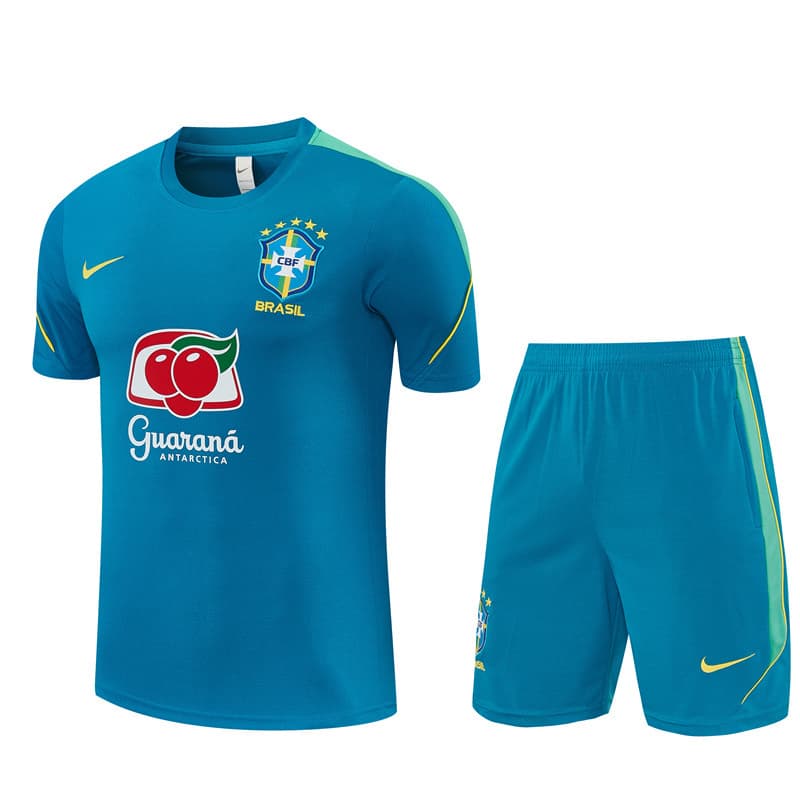 Ensemble d'Entraînement Brésil 2026 — Bleu — vue 1