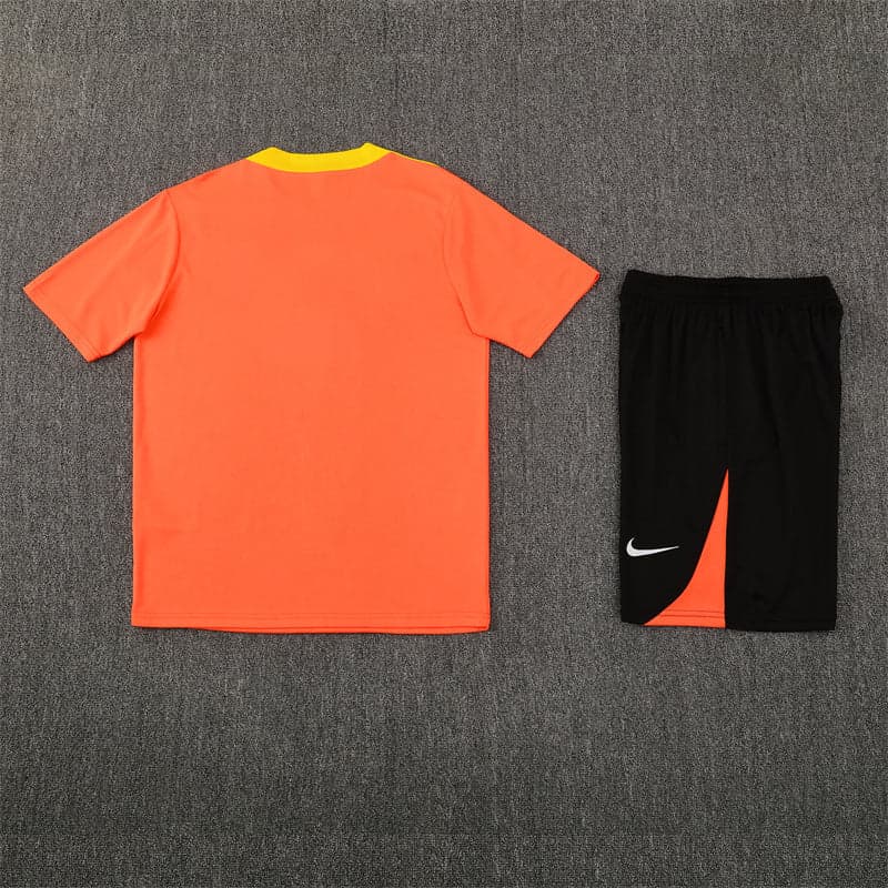 Ensemble d'Entraînement Brésil 2026 — Orange — vue 2