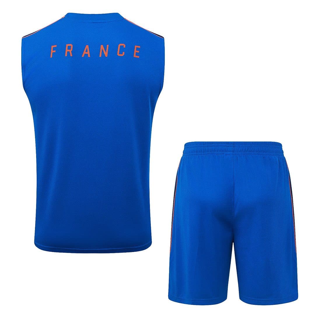 Ensemble d'Entraînement France 2025/2026 — Sans Manches — vue 2