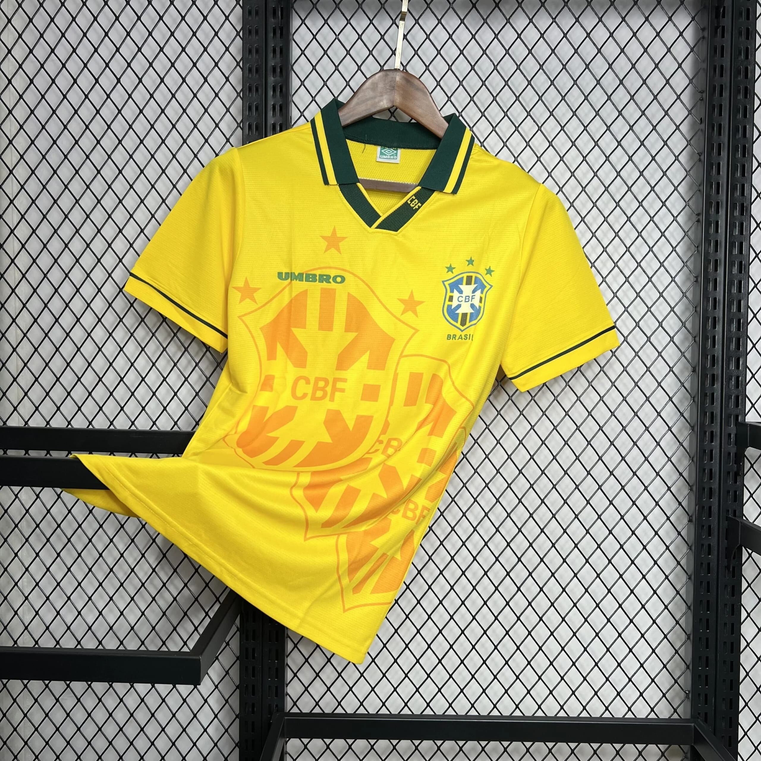 Maillot Brésil Rétro Domicile 1994/1995 — vue 1