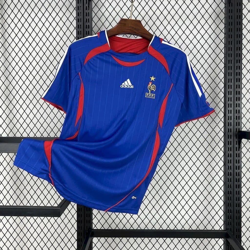 Maillot France Rétro Domicile 2006/2007 — vue 1